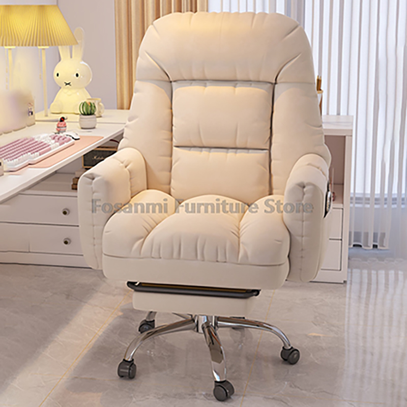 Office Tech Chair - 팔걸이가 있는 인체공학적 와이드 회전 사무실