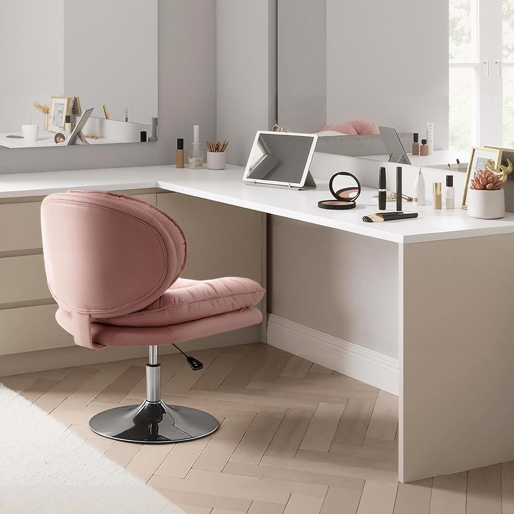 높이 조절이 가능한 회전식 화장대 의자, 테크 천 소재 - Office Tech Chair 리뷰 및 가격