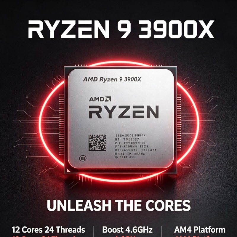 AMD 라이젠 9 3900X 컴퓨터 프로세서 R9 39 - Amd Cpu Ryzen 9 리뷰 및 가격