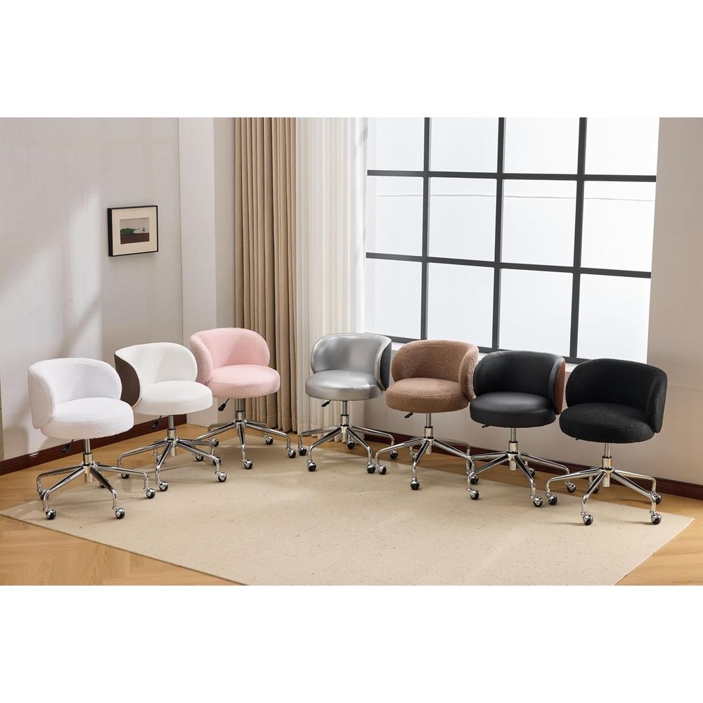 바퀴가 달린 컴팩트한 회전식 책상 의자, 인체공학적 낮 - Office Tech Chair 리뷰 및 가격